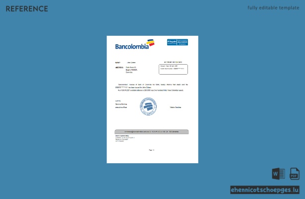 Kolumbien Bancolombia Referenzbeispiel Vorschau